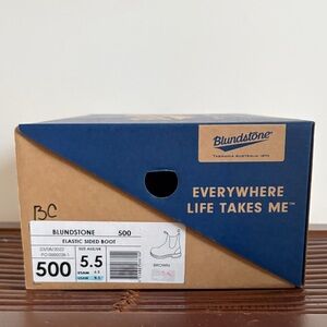 NWT Blundstone 500 Chelsea Brown Boots